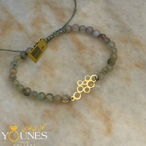 دستبند حبابی طلا لیزری